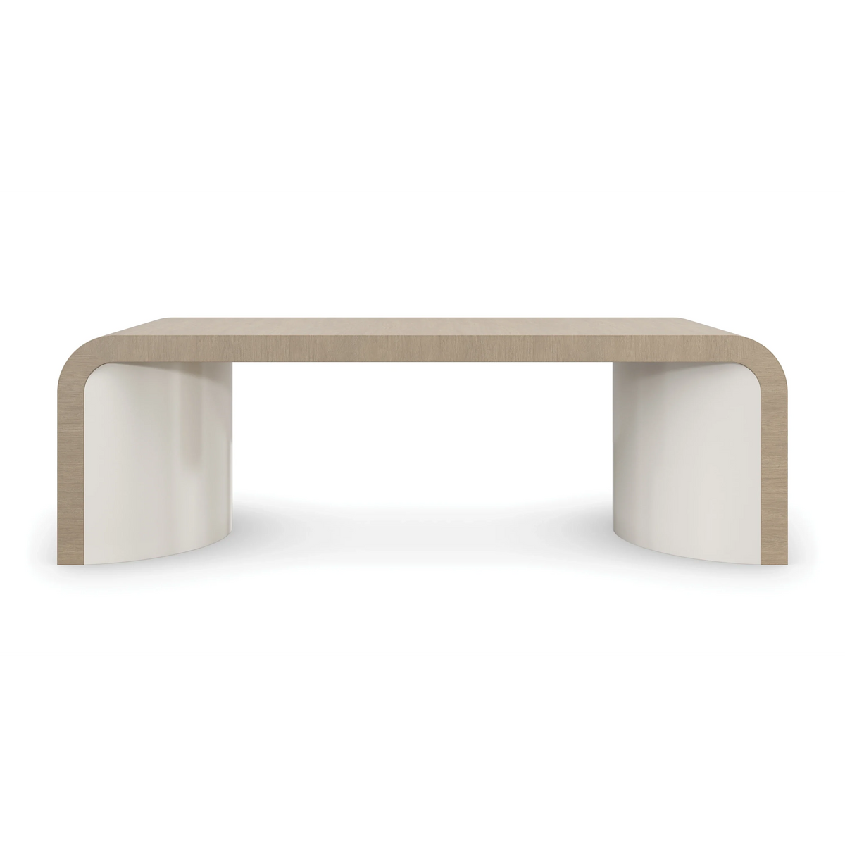 Movement Cocktail Table Sun Drenched Oak 54" by Caracole