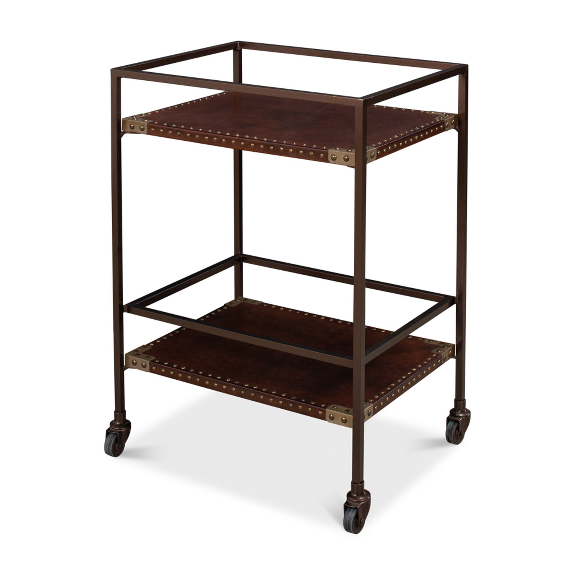 Trolley Side Table by Sarreid Ltd