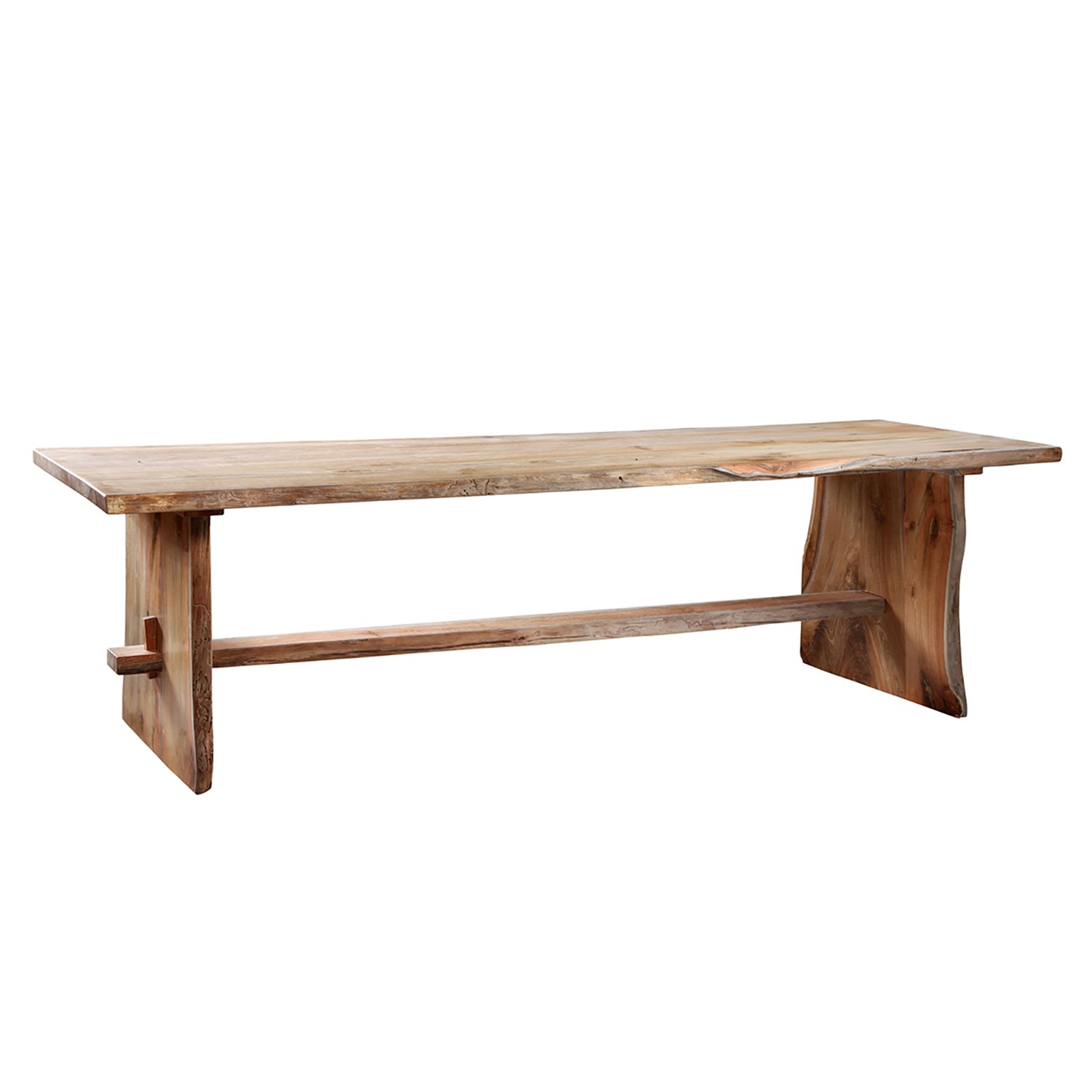 Solid Teak Live Edge Table 110"