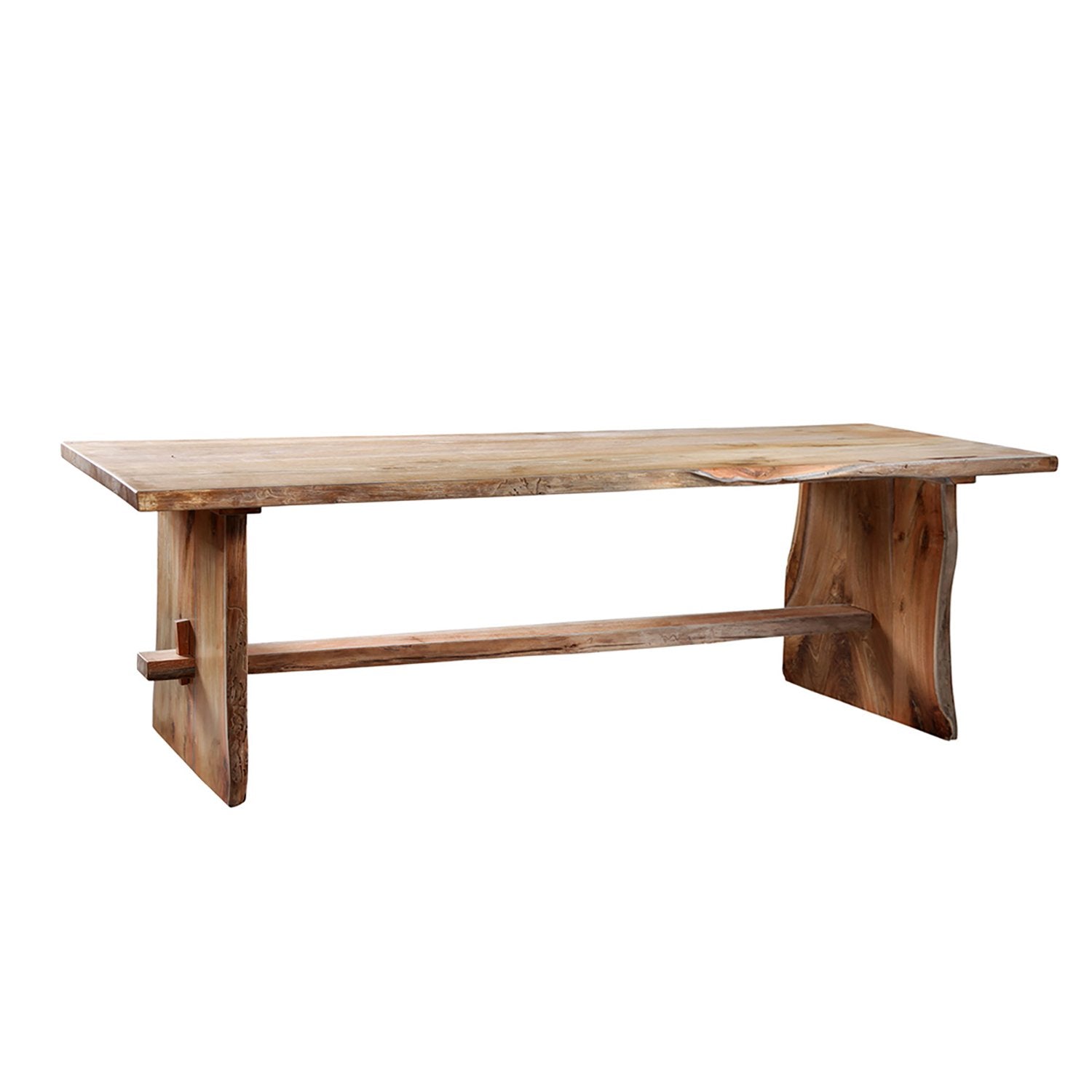 Solid Teak Live Edge Table 110"