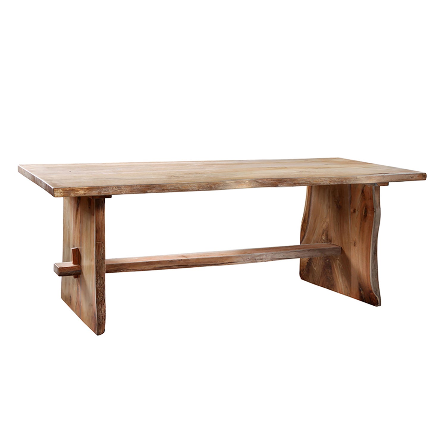 Solid Teak Live Edge Table 110"