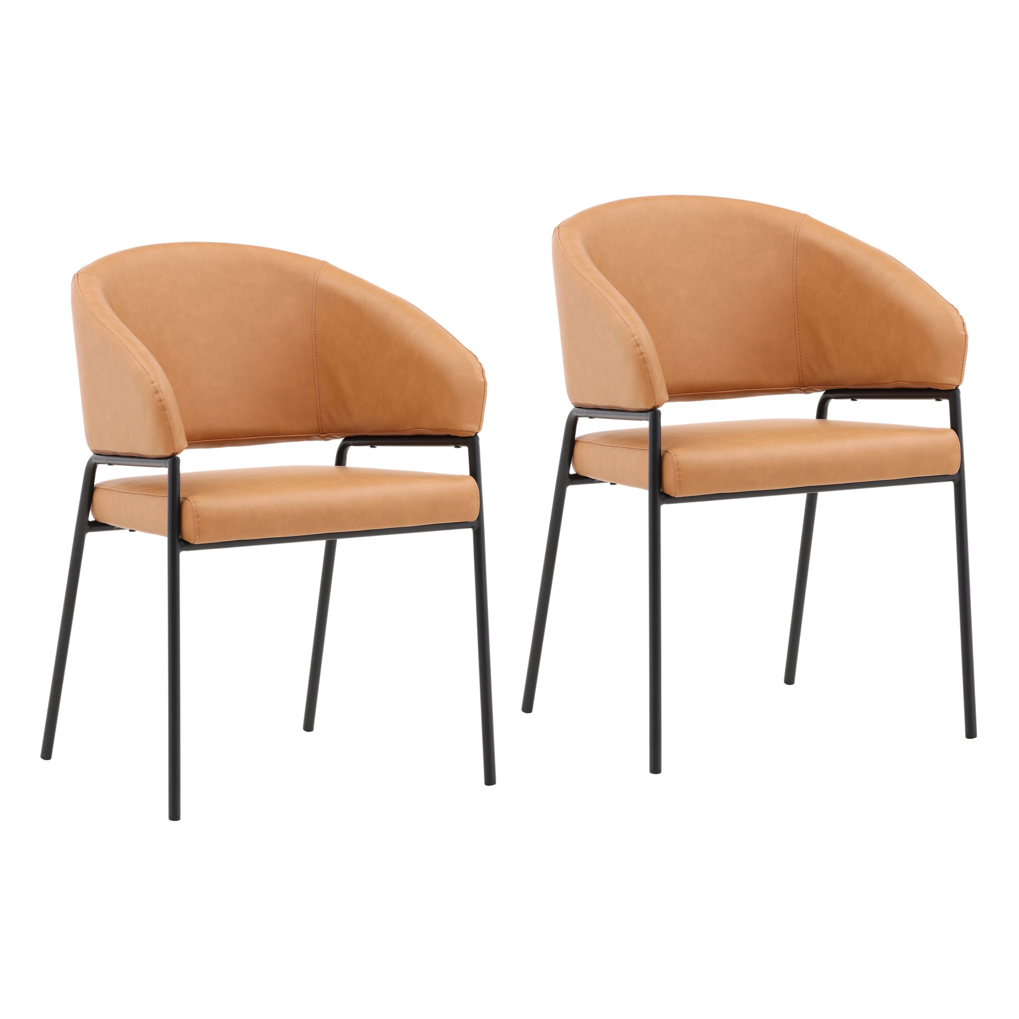 Artisan Hadley Square Dining Chair Set of 2 23-inch | Zin Home