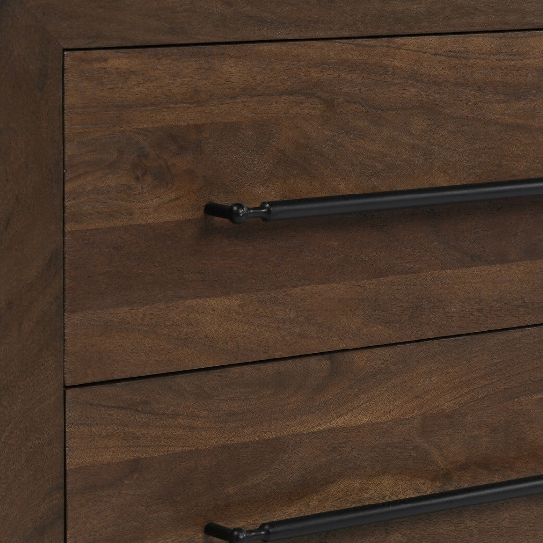 Jackson Acacia Wood 2-Drawer Nightstand 30"