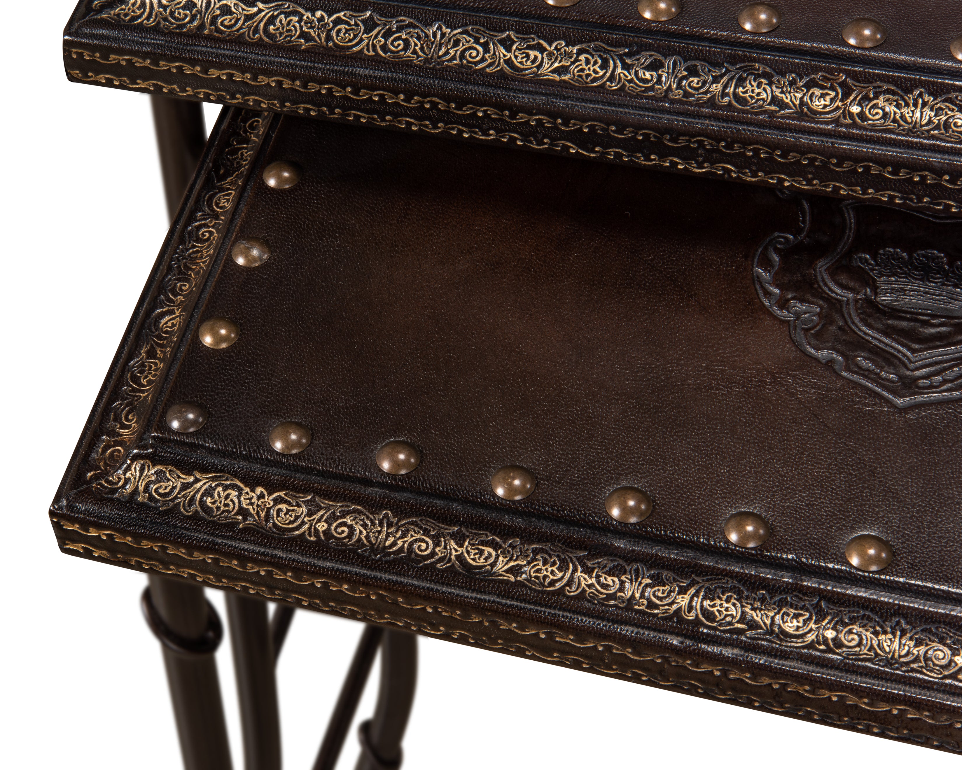 Noble Nesting Tables, Set Of 3 by Sarreid Ltd - view 8
