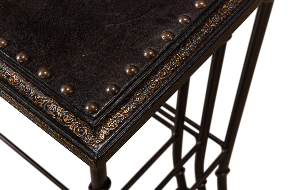 Noble Nesting Tables, Set Of 3 by Sarreid Ltd - view 9