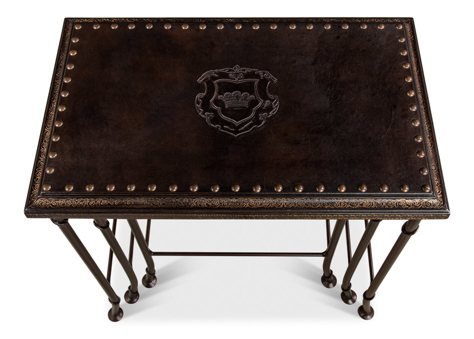 Noble Nesting Tables, Set Of 3 by Sarreid Ltd - view 10