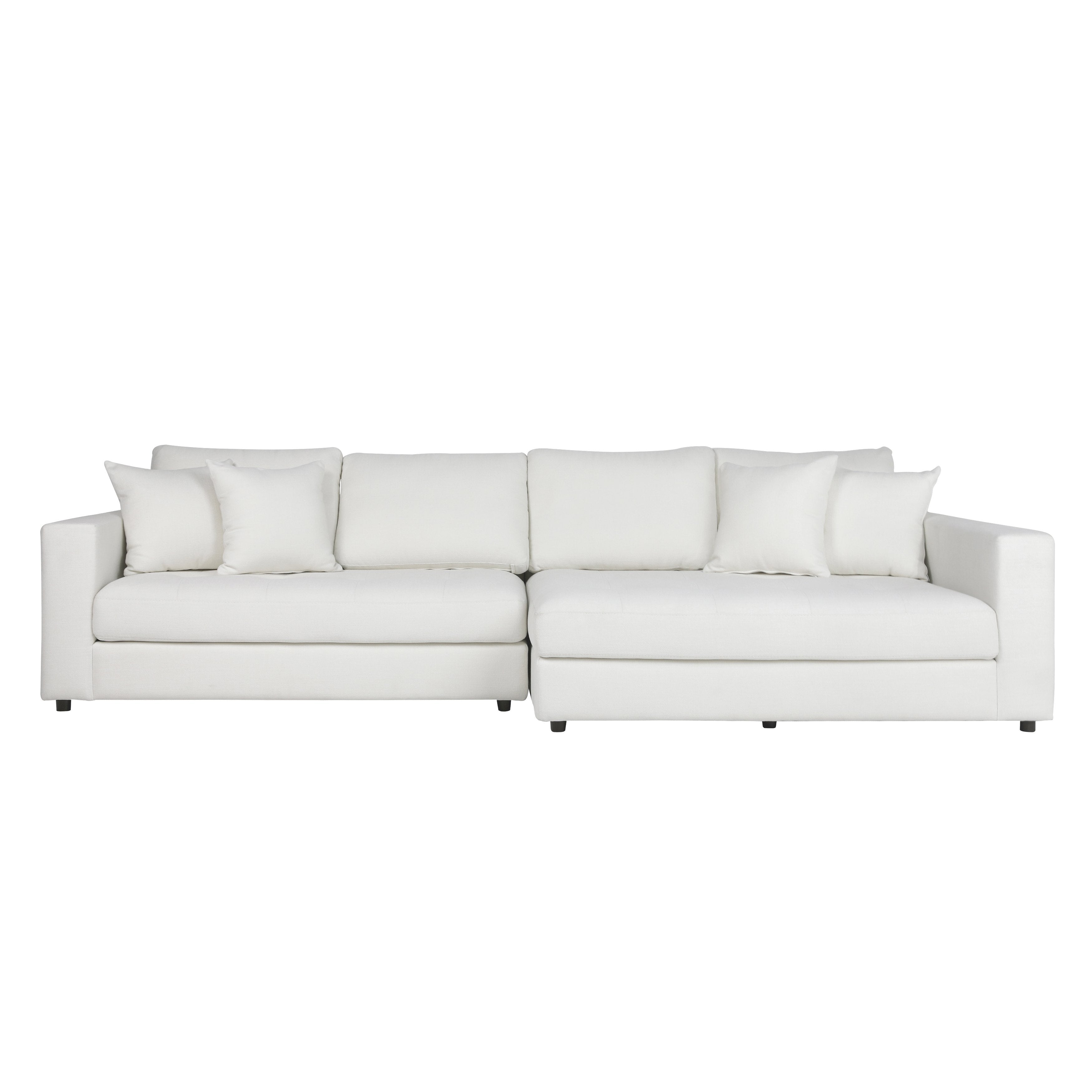 Maxine Chaise Sectional 128"