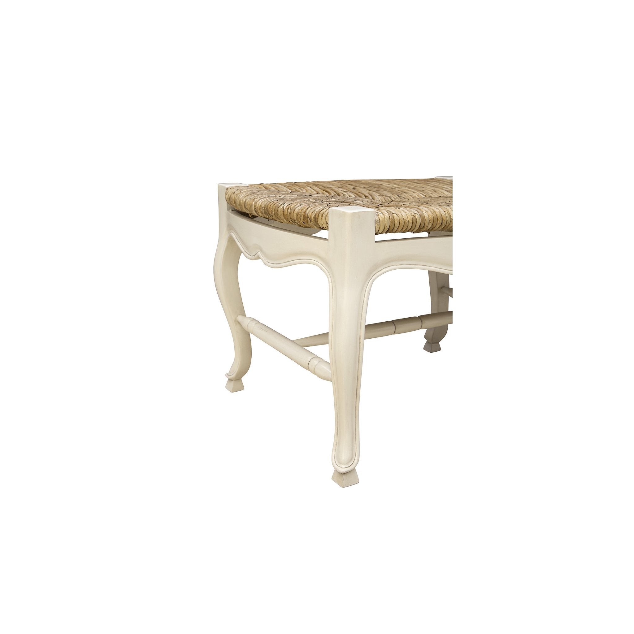 French Backless Settee - 50.25' detail view by Furniture Classics at ZIN Home