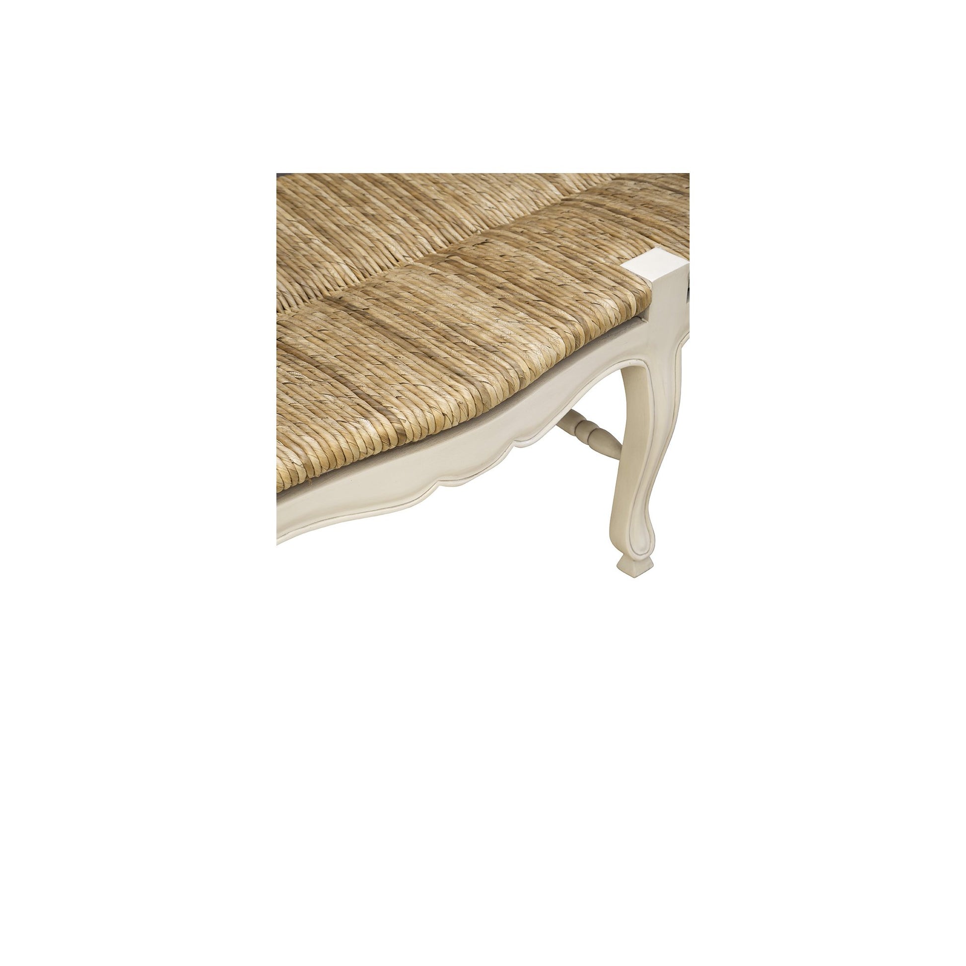 French Backless Settee - 50.25' detail view by Furniture Classics at ZIN Home