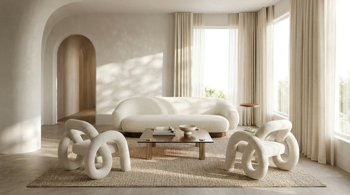 Smoosh Sofa Champagne Gold 84" by Caracole - view 2