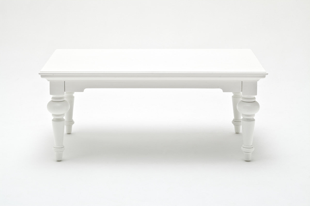 French Cottage Rectangular Coffee Table 47"