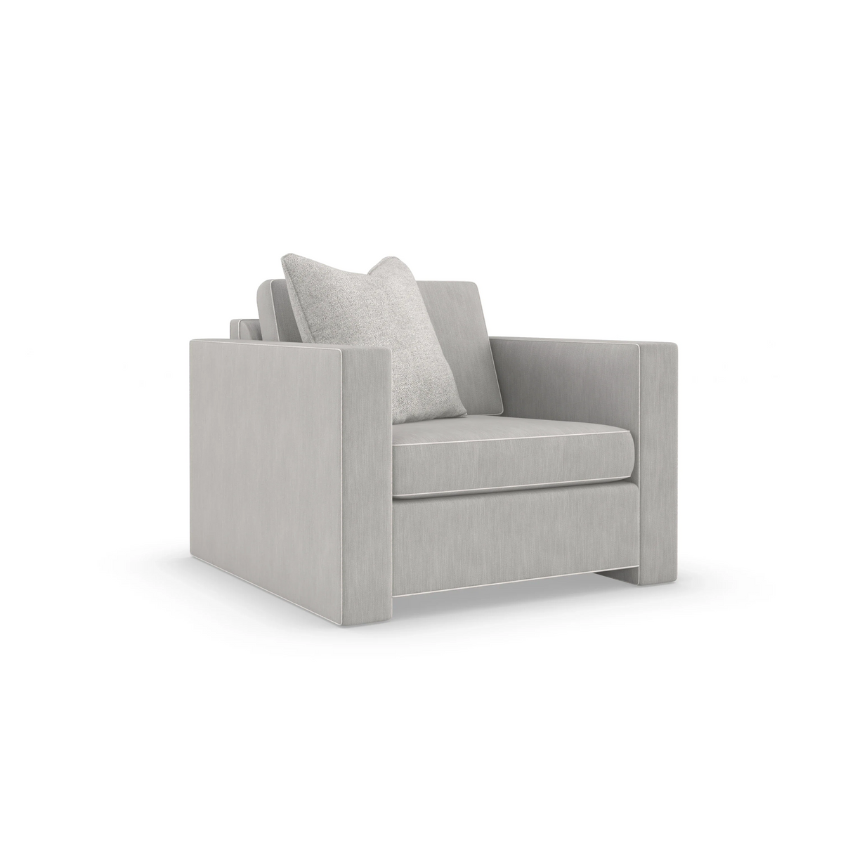 Welt Played Almost Black Accent Chair 39" by Caracole