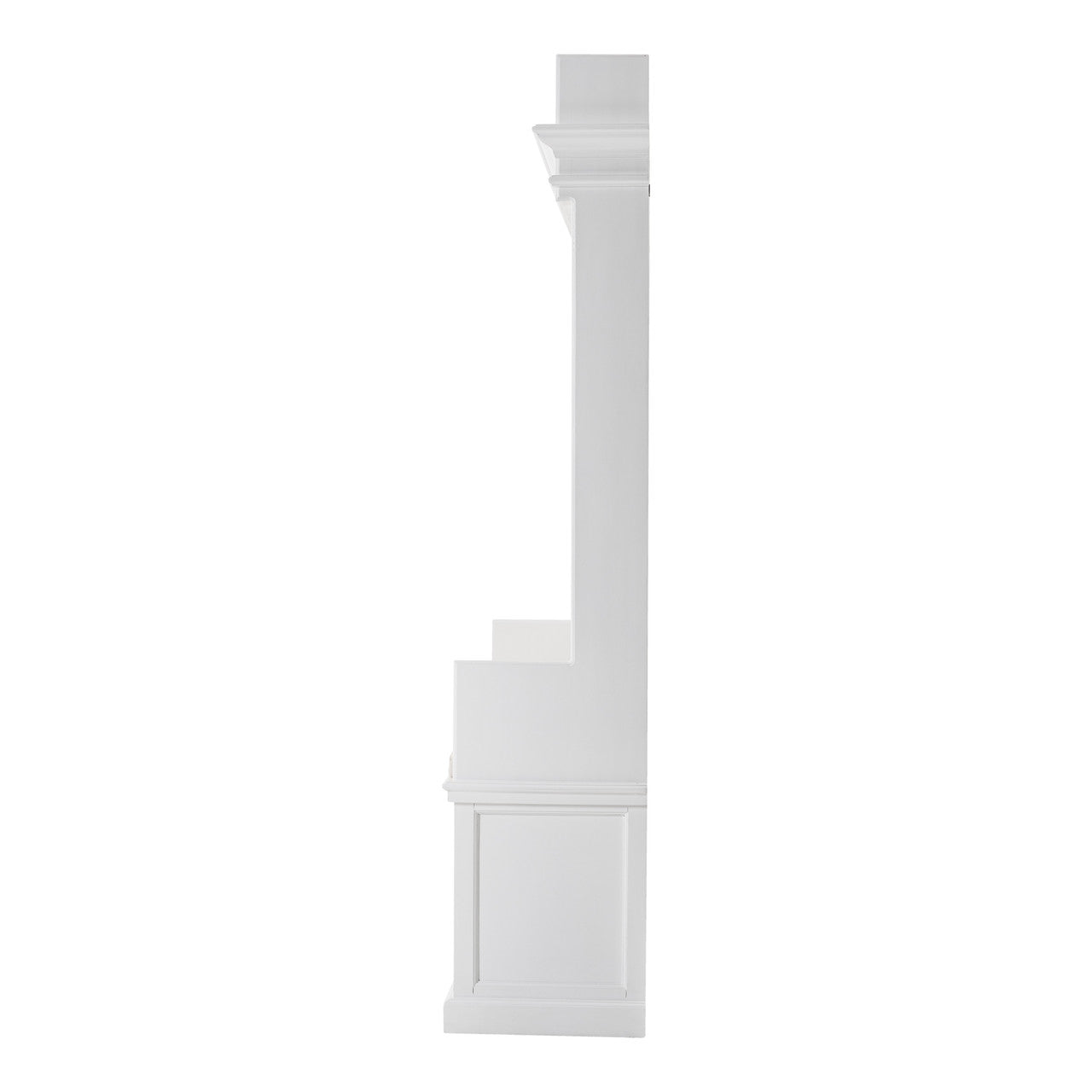 French Coastal Entryway Coat Rack & Bench Unit - ZNS-CA593