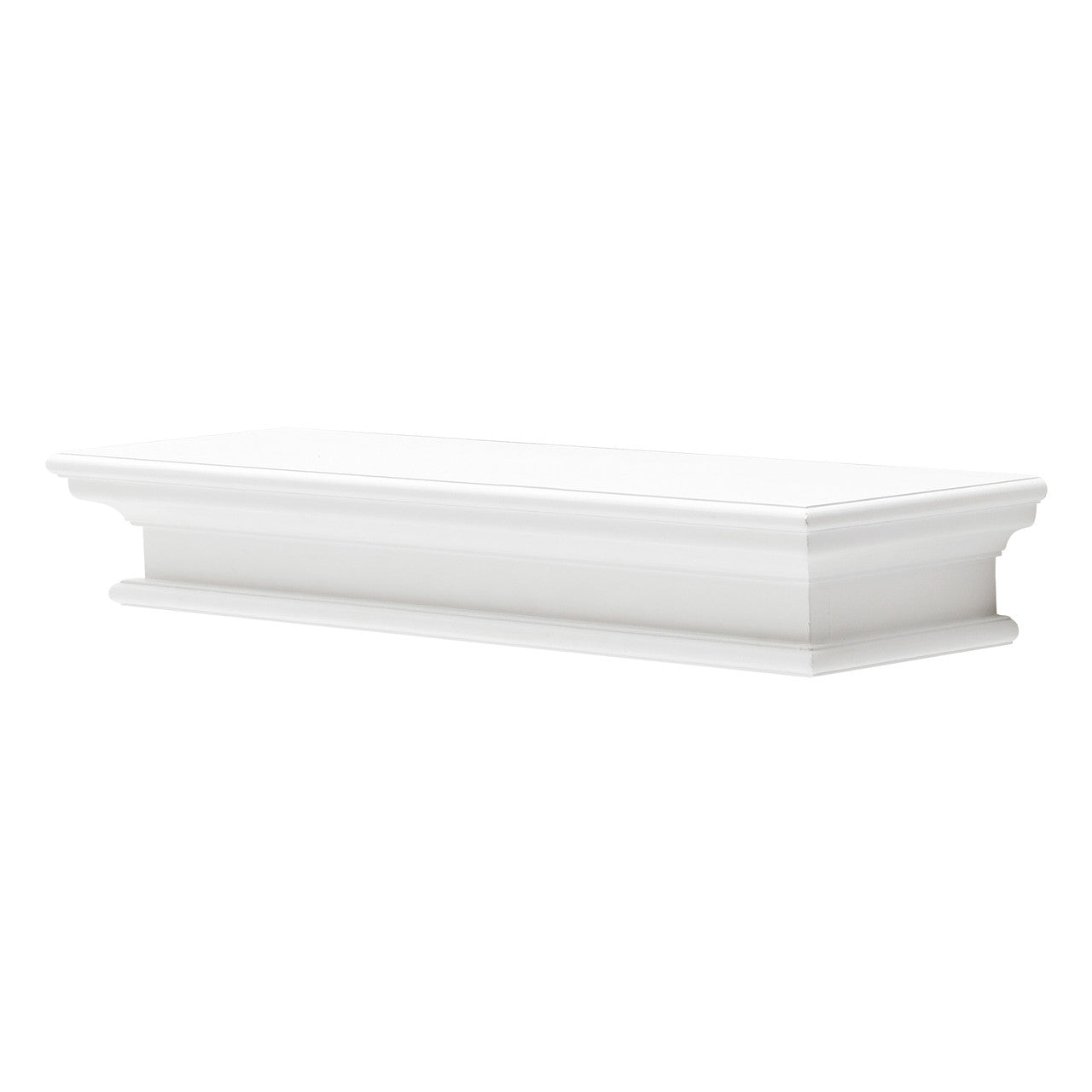 French Coastal Floating Wall Shelf, Long 32"