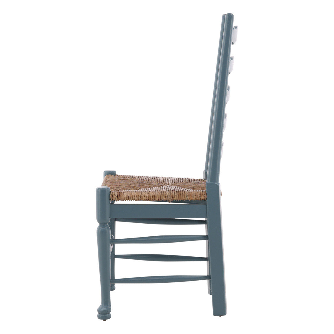 Cornwall English Country Ladderback Egg Blue Side Chairs