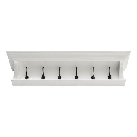 French Coastal 6 Hook Coat Rack 100cm 39"