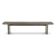 Brooks Bench 78" - Sandblasted Grey Frame by Urbia - product view
