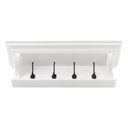 French Coastal 4 Hook Coat Rack 70cm 28"