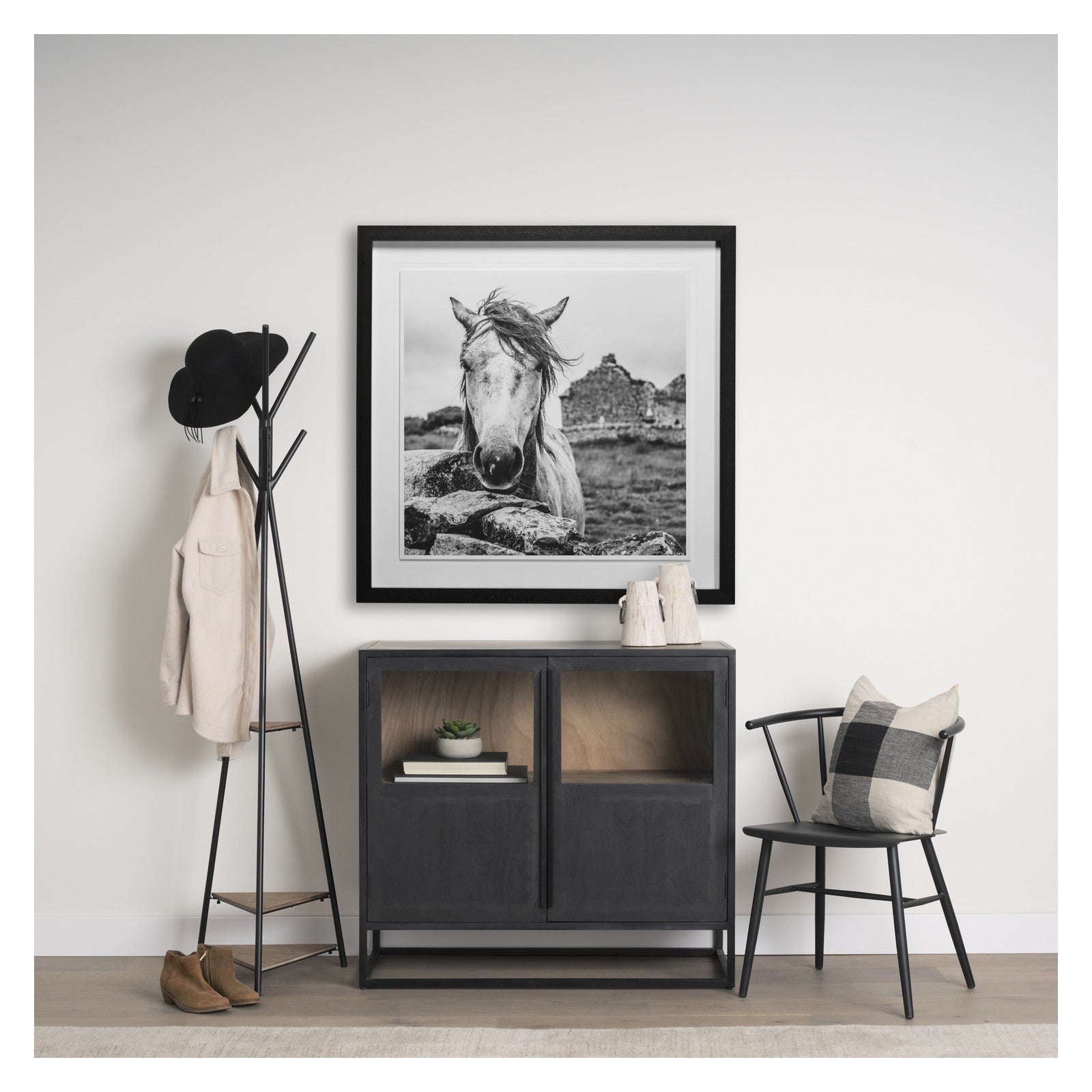 Ireland Black & White by Arabella Studios a Framed Photo Art Print Matted under Glass by Mercana at ZIN Home