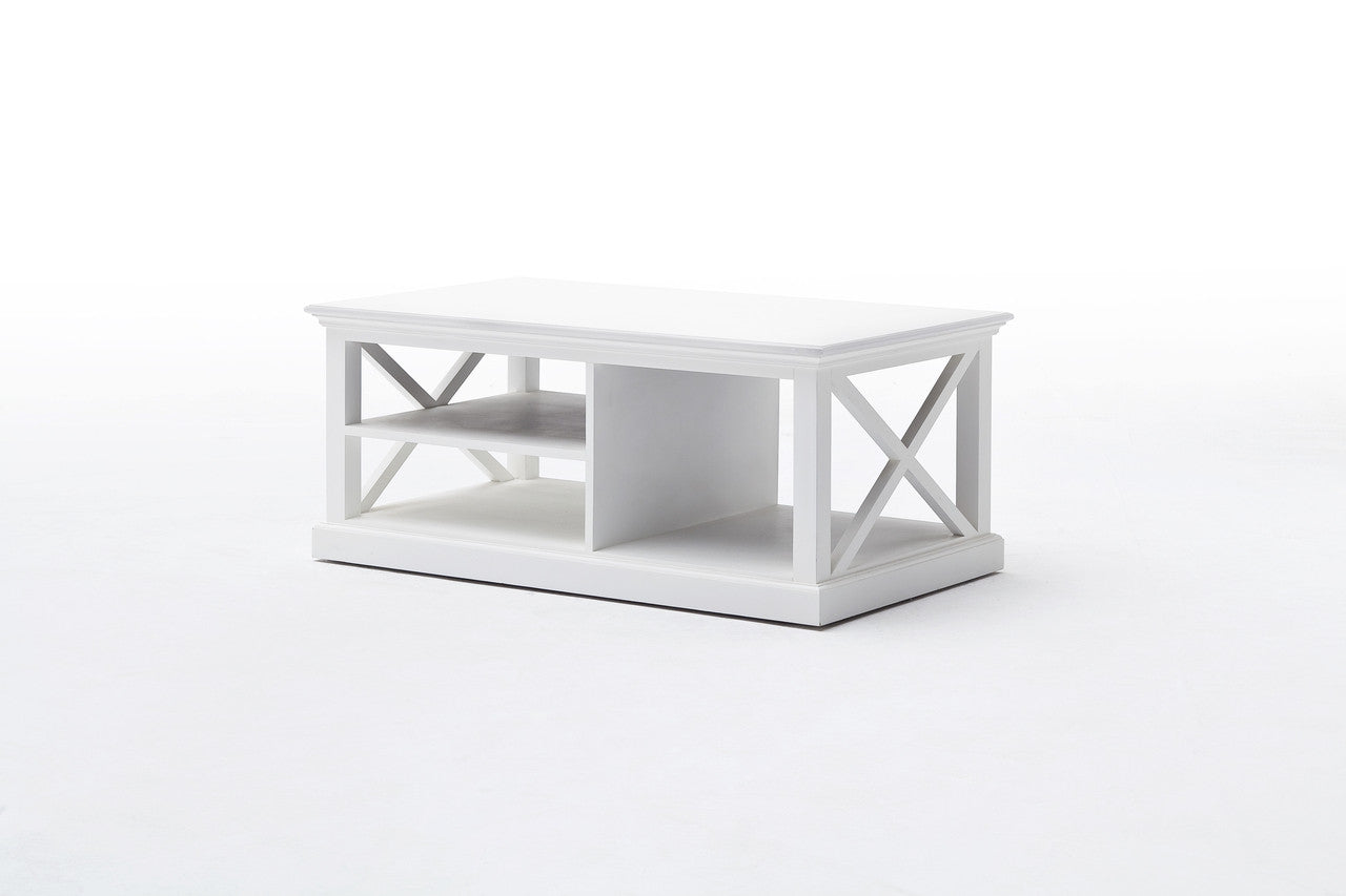 French Coastal Coffee Table 47"