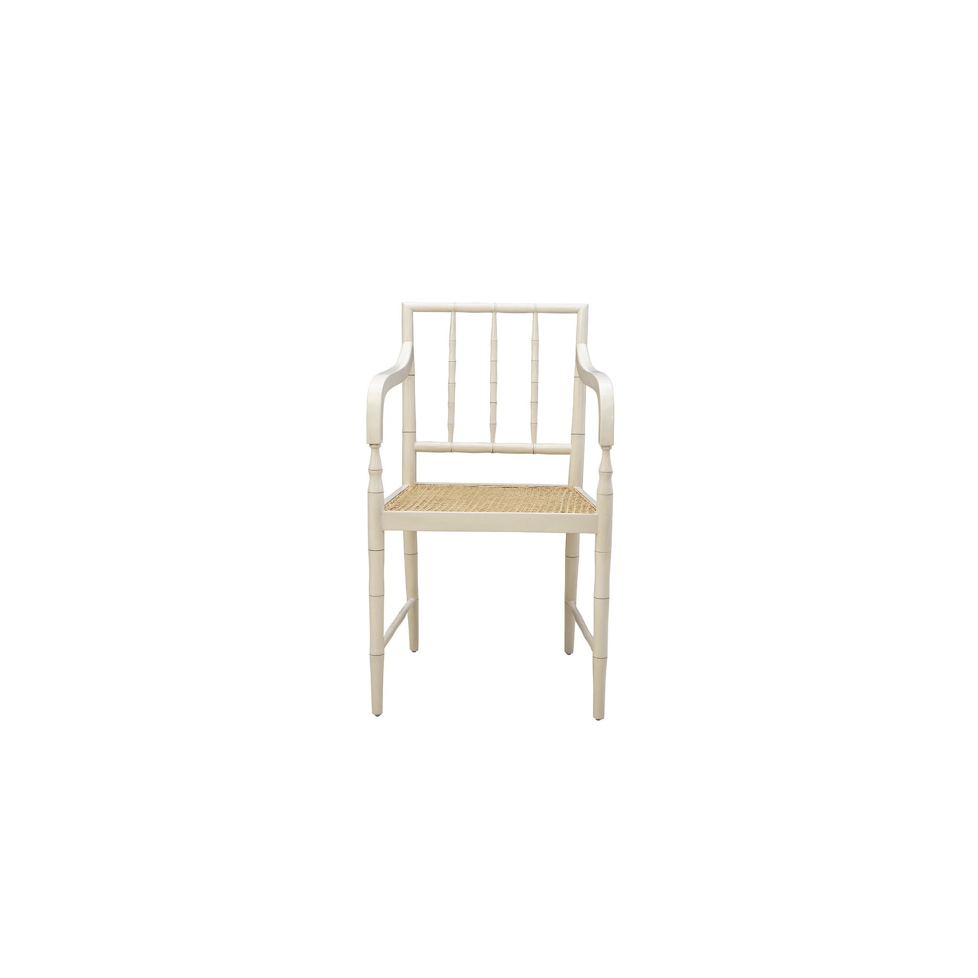 Cream Reynolds Arm Chair - 20.5' detail view by Furniture Classics at ZIN Home