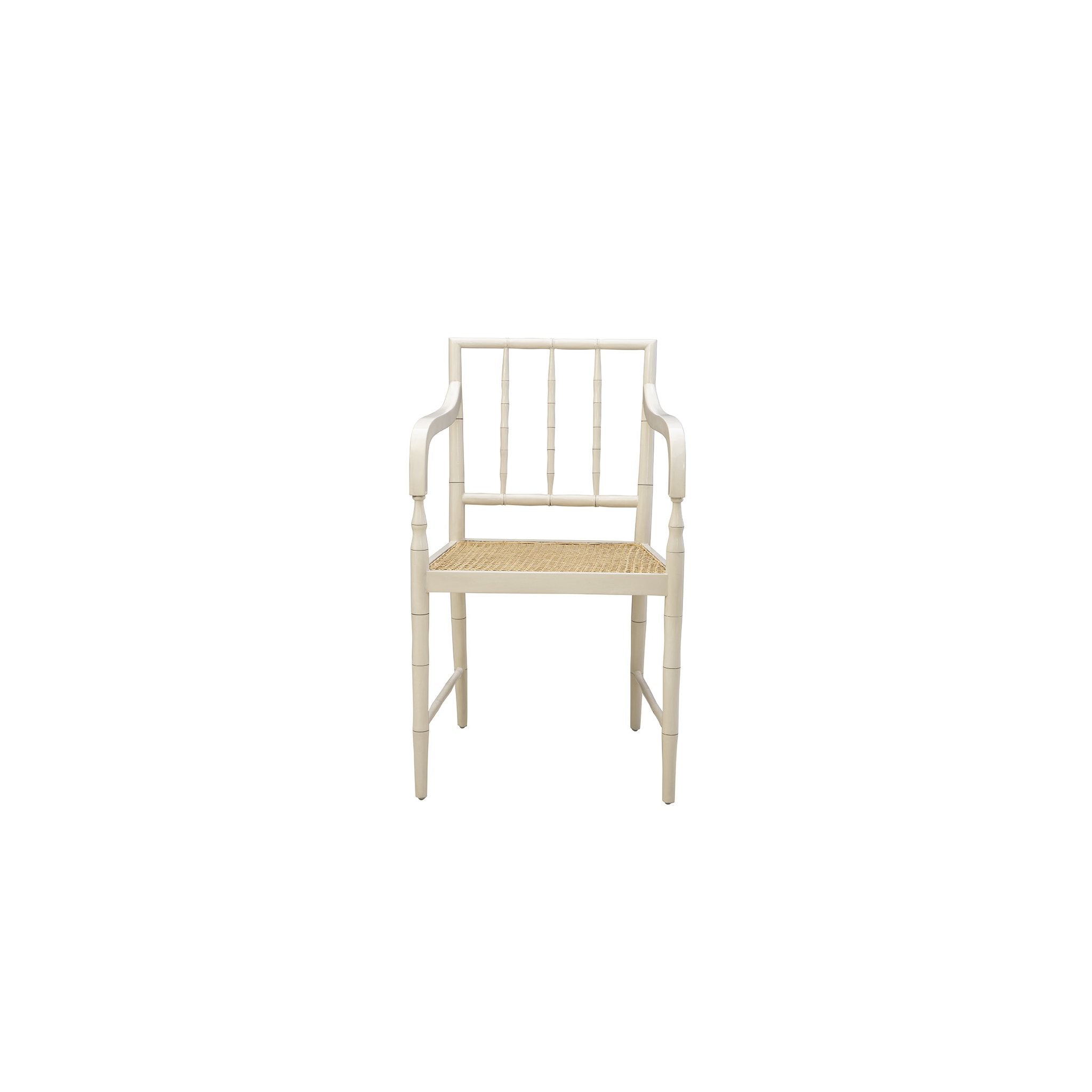 Cream Reynolds Arm Chair - 20.5' detail view by Furniture Classics at ZIN Home