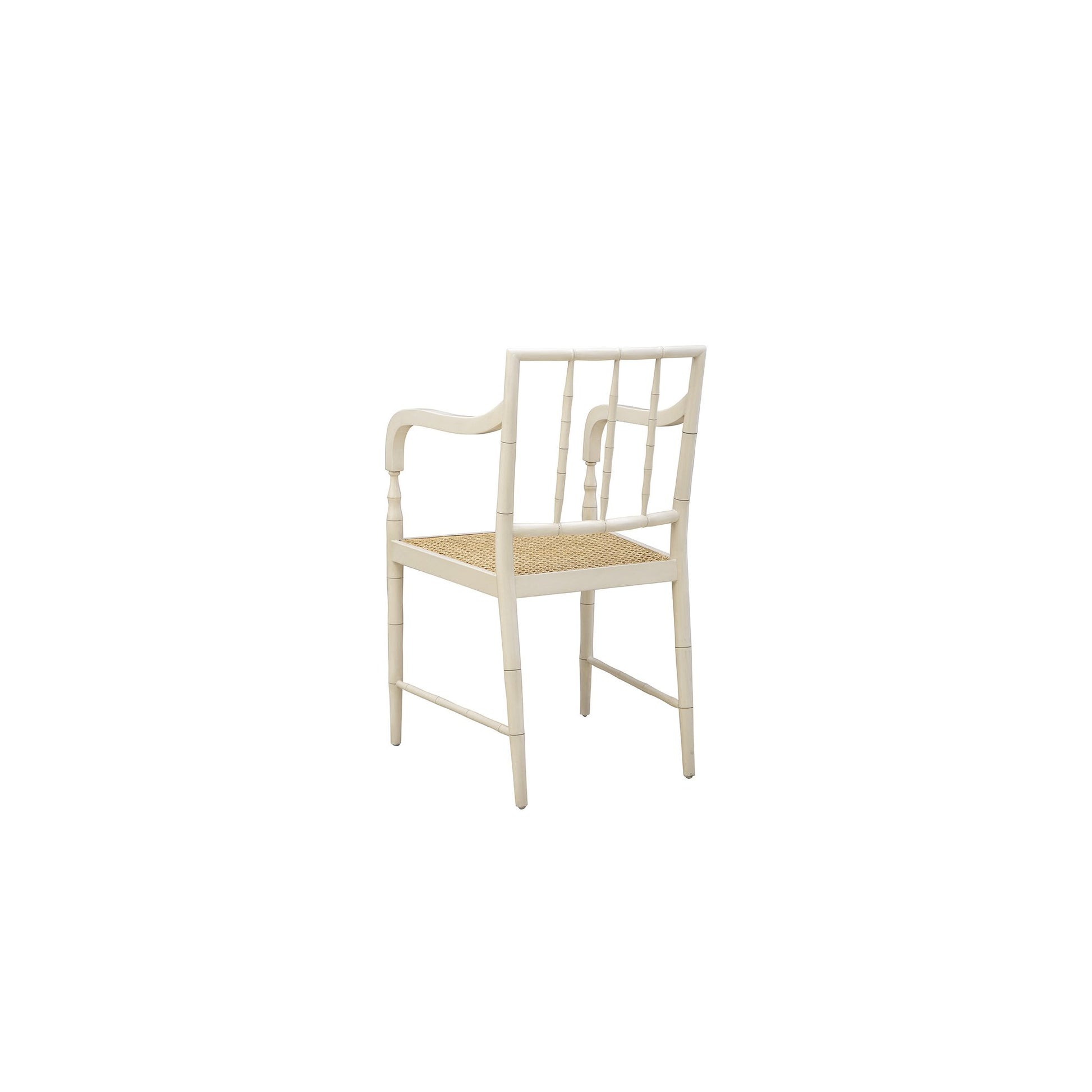 Cream Reynolds Arm Chair - 20.5' detail view by Furniture Classics at ZIN Home