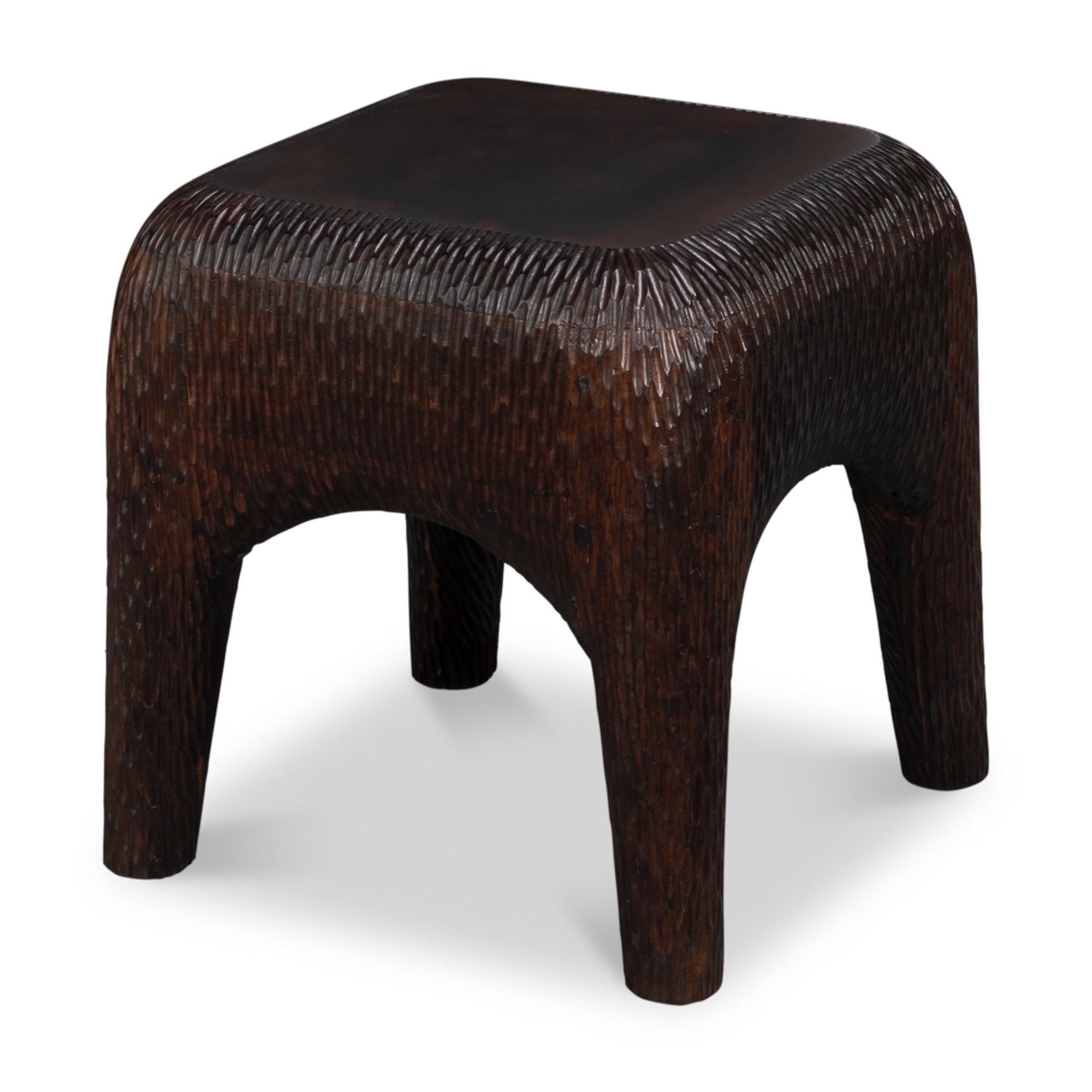 Molten Carved Side Table by Sarreid Ltd