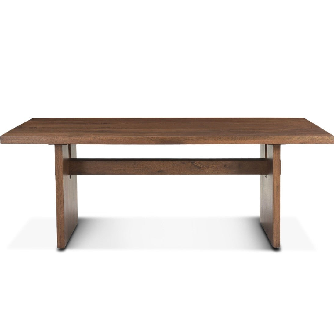 Zoey Contemporary Solid Wood Dining Table 82"