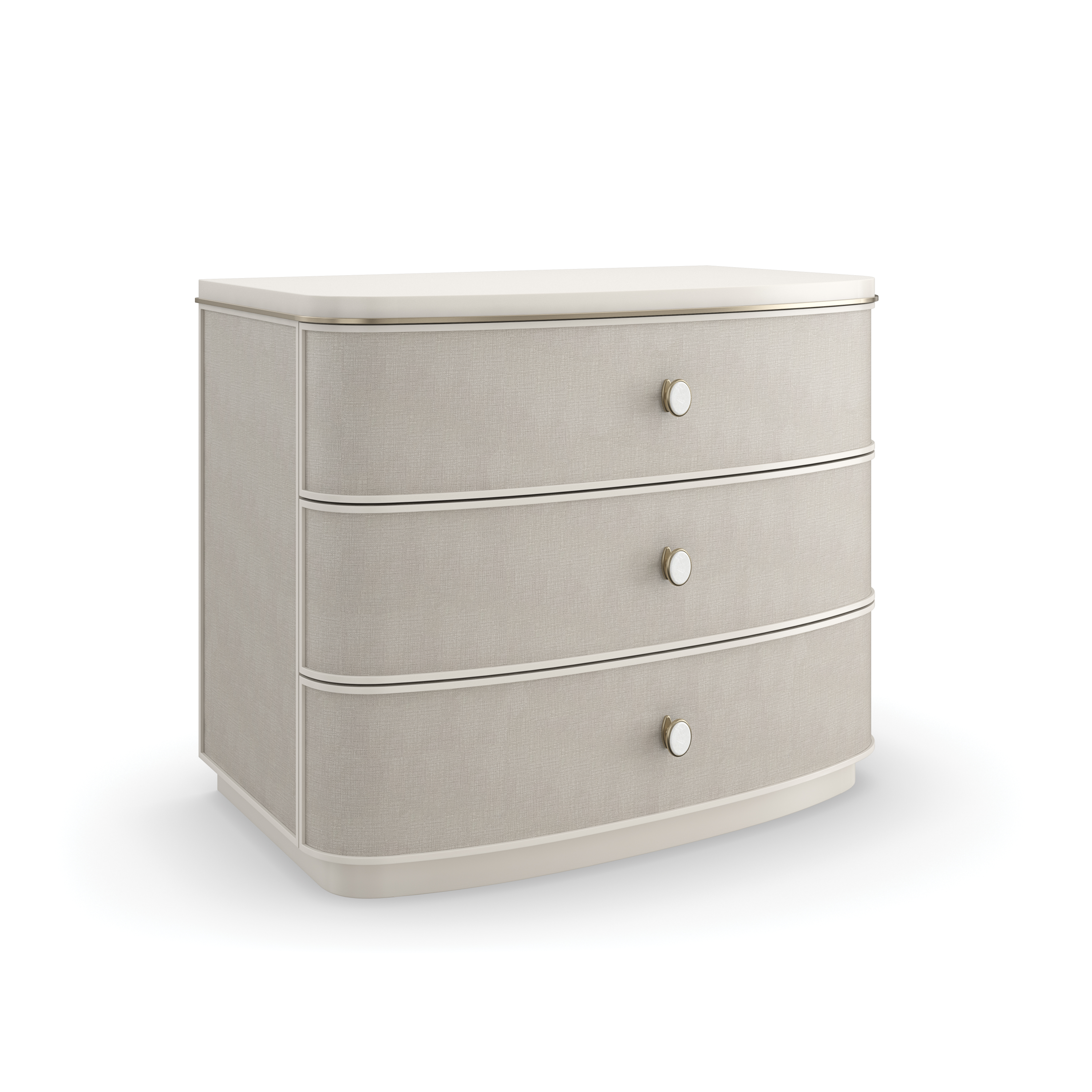 Lyon Nightstand Soft Embrace 32" by Caracole - view 3