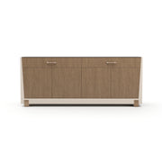 Counter Balance Sideboard Brushed Gold 80" by Caracole