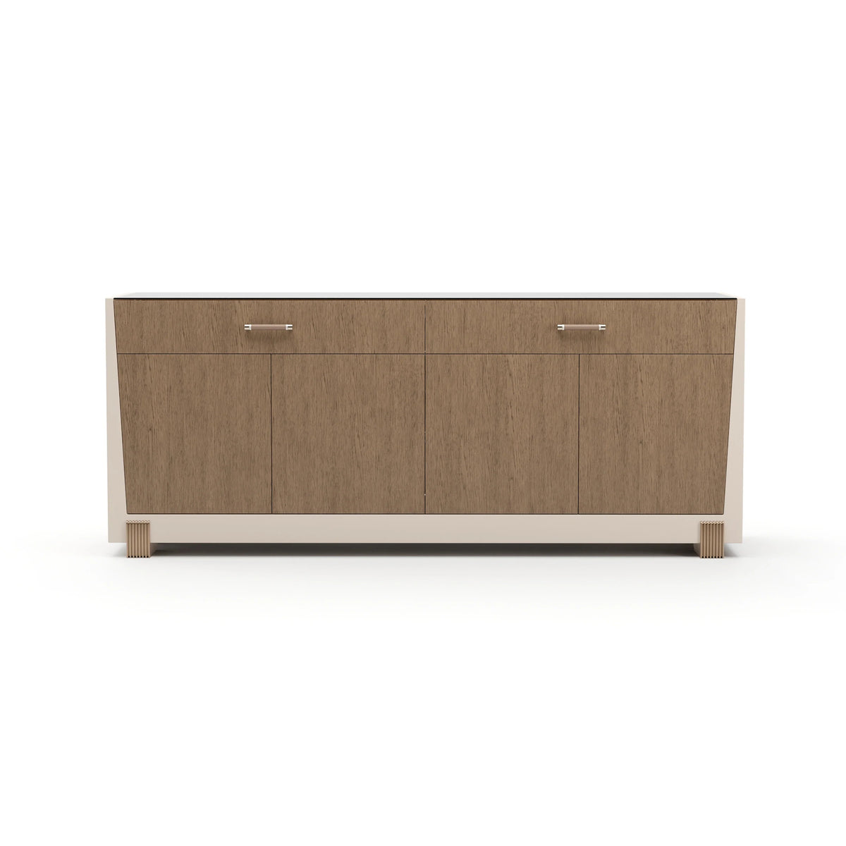 Counter Balance Sideboard Brushed Gold 80" by Caracole