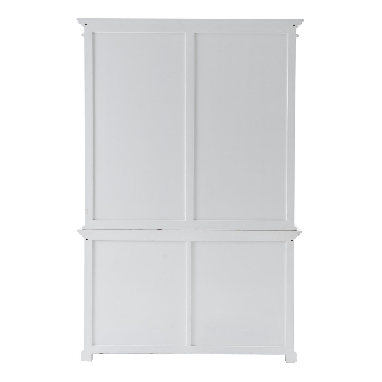 French Coastal Buffet Hutch Unit with 8 Shelves 57"