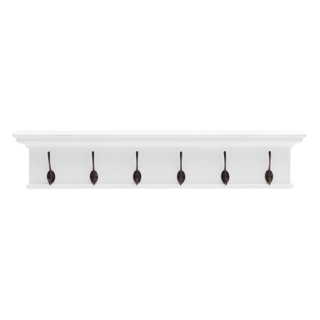 French Coastal 6 Hook Coat Rack 39"