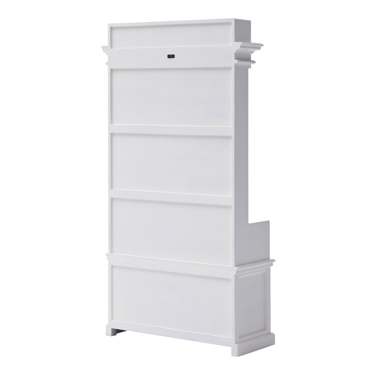 French Coastal Entryway Coat Rack & Bench Unit - ZNS-CA581