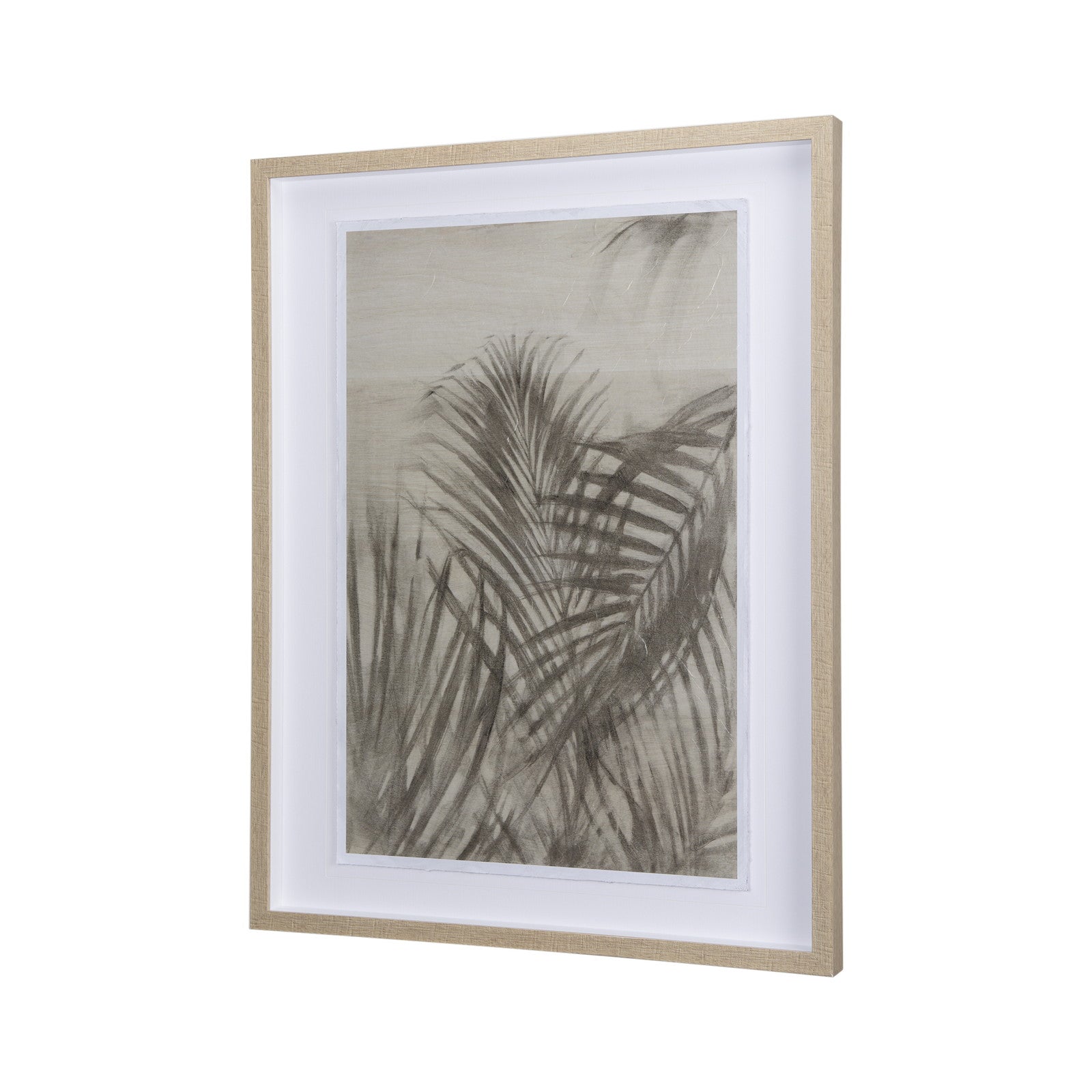 Shadows on Wood II by Mercana Studio a Hand Embellished Textured Framed Art Print Matted under Glass by Mercana at ZIN Home