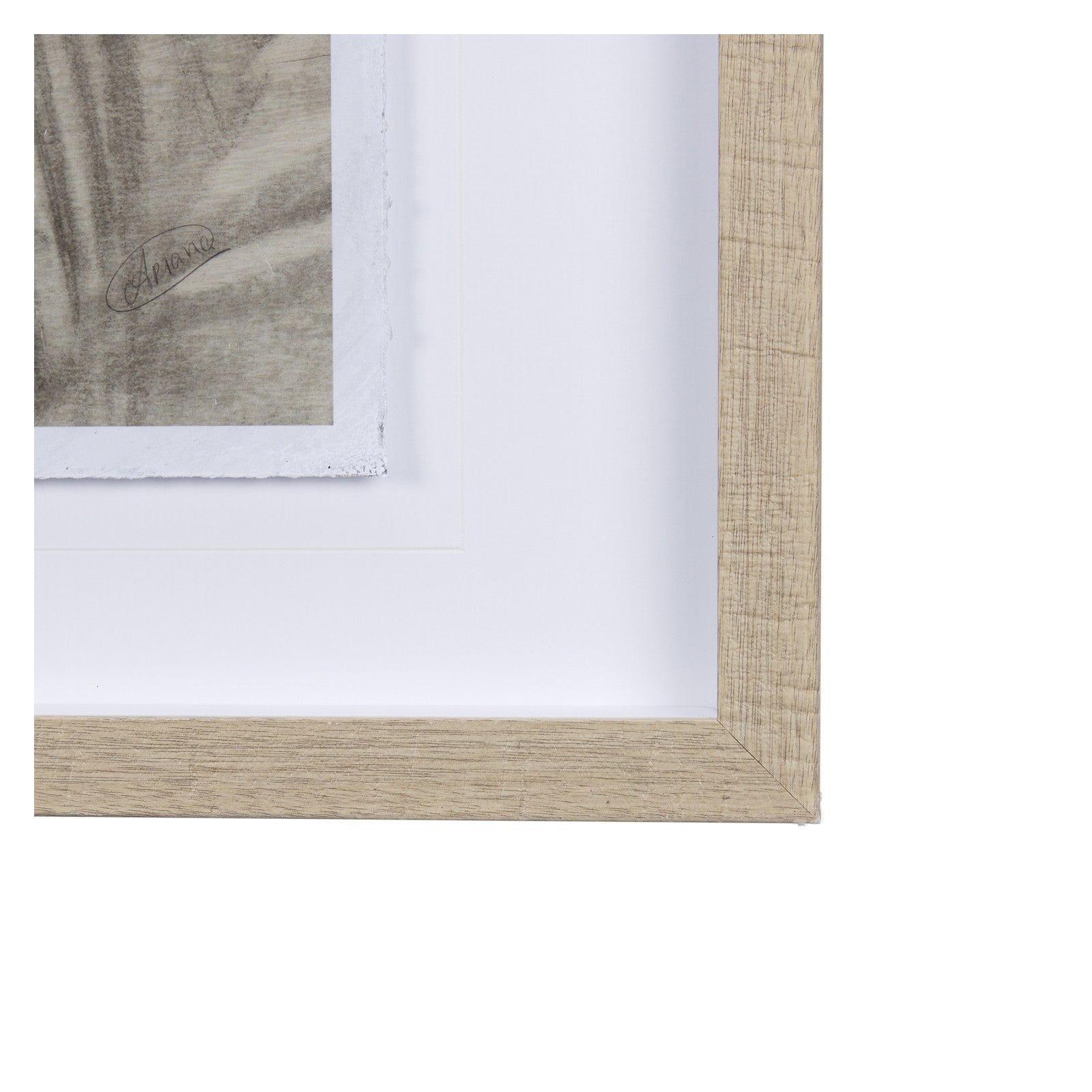 Shadows on Wood II by Mercana Studio a Hand Embellished Textured Framed Art Print Matted under Glass by Mercana at ZIN Home