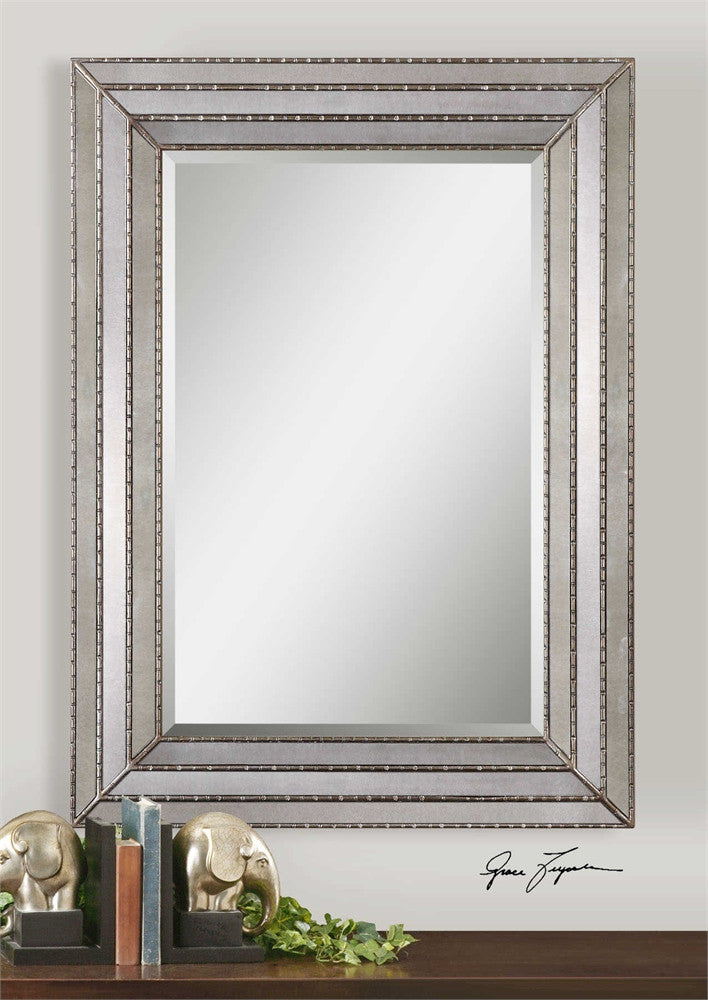 Uttermost Seymour Antique Silver Mirror
