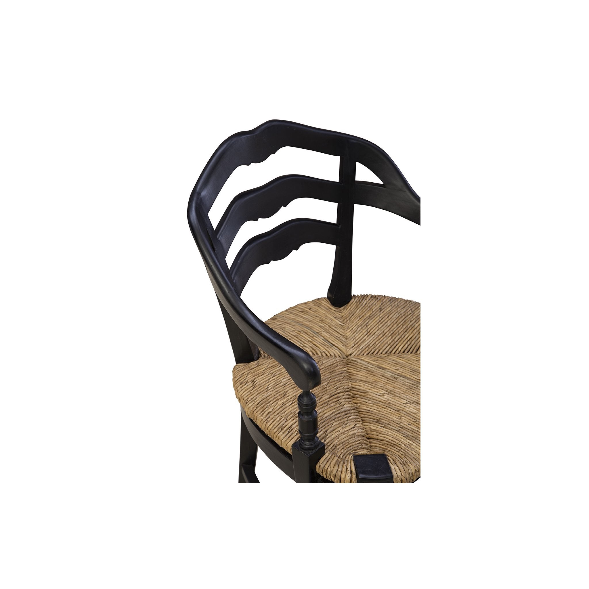 Black Maverick Arm Chair - 24' detail view by Furniture Classics at ZIN Home