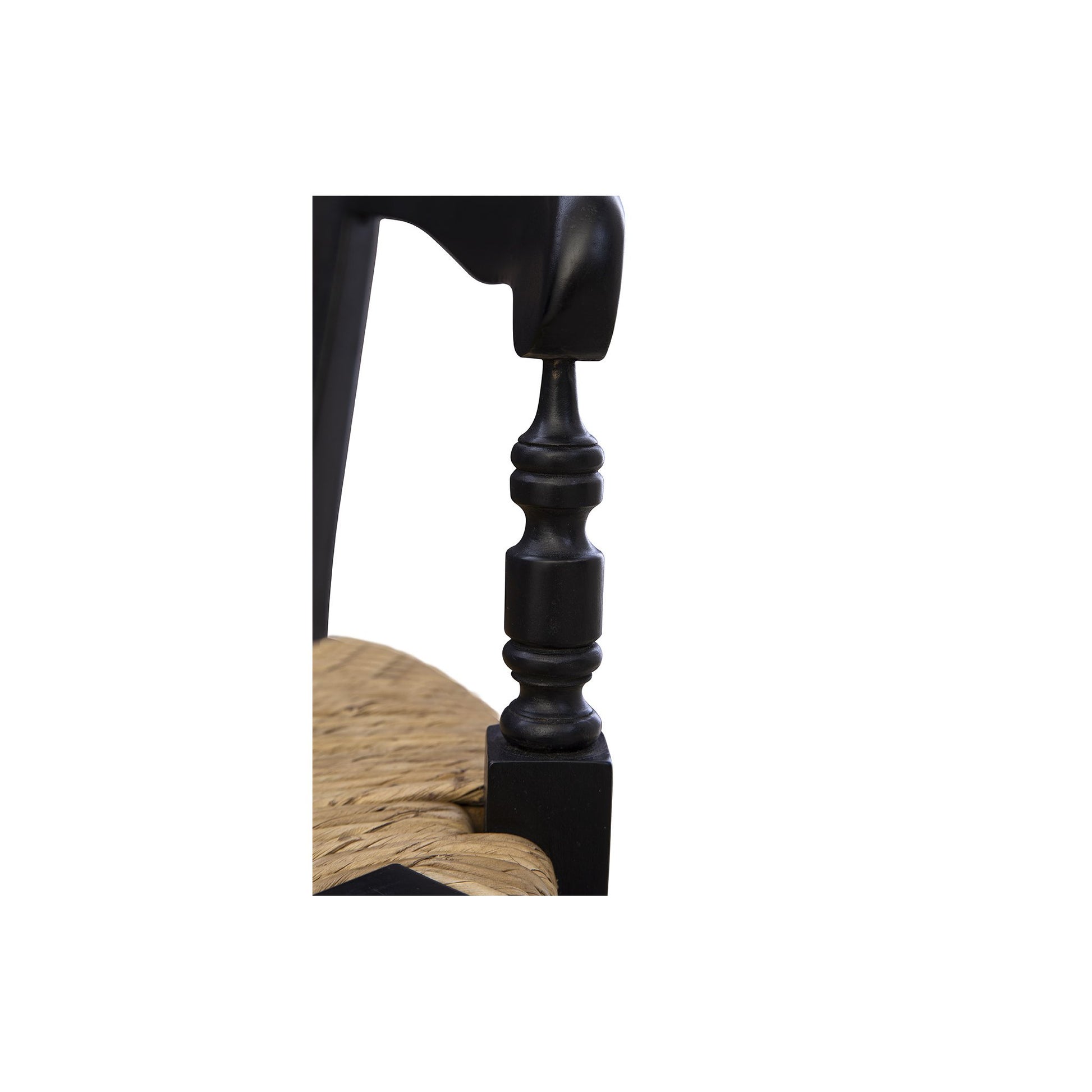 Black Maverick Arm Chair - 24' detail view by Furniture Classics at ZIN Home
