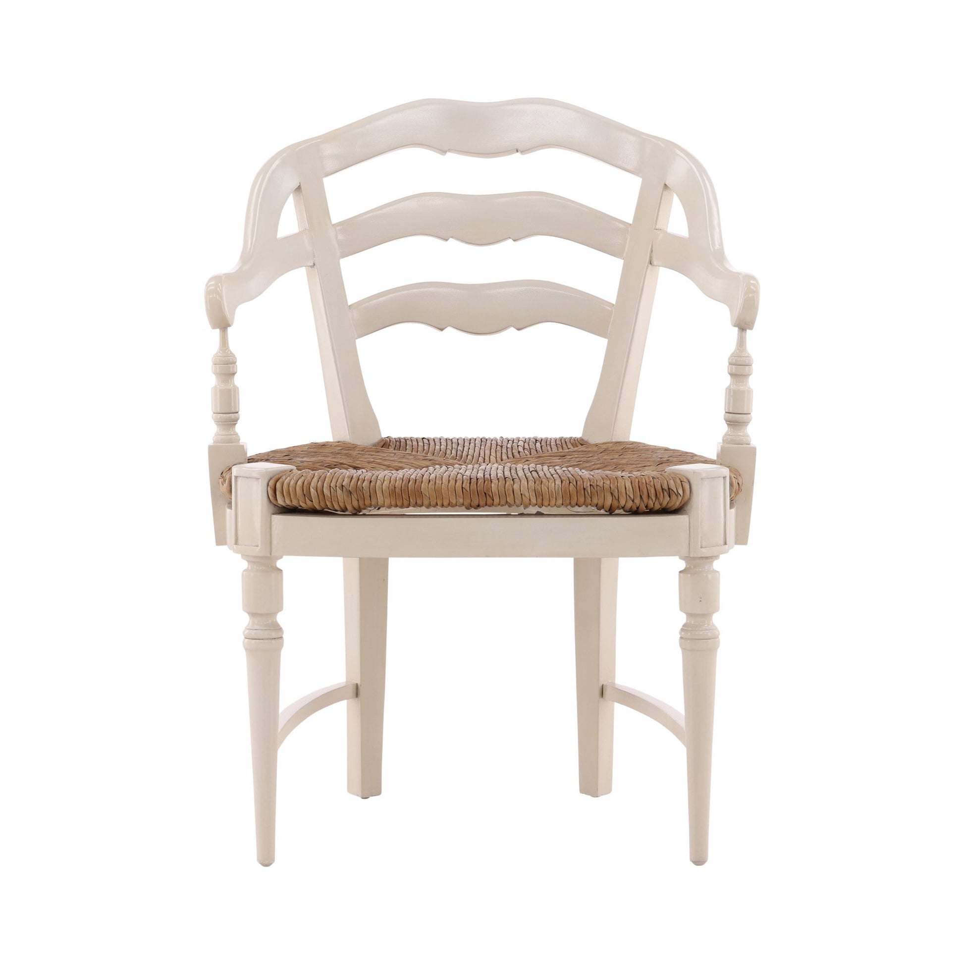 Cream Maverick Arm Chair - 24' detail view by Furniture Classics at ZIN Home