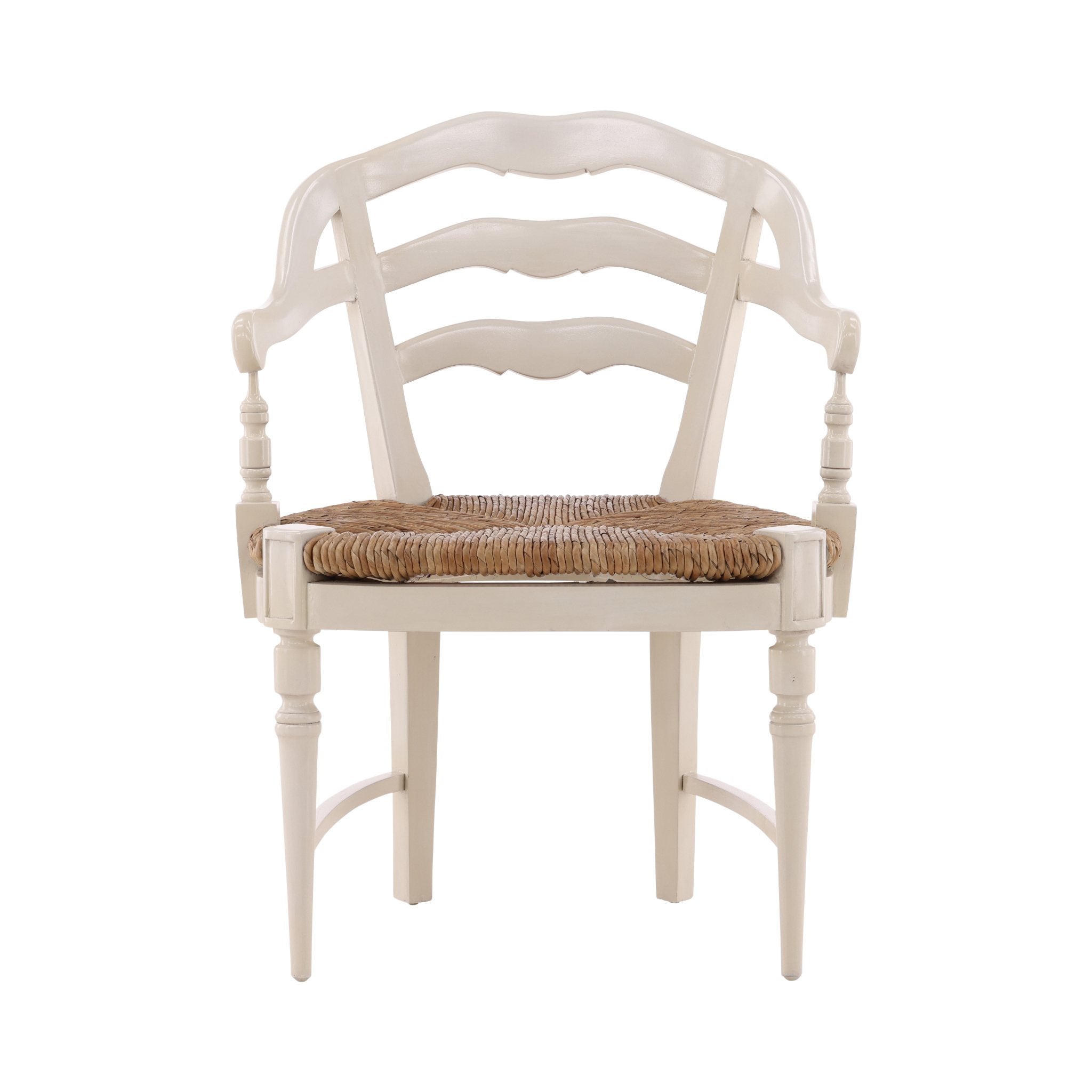 Cream Maverick Arm Chair - 24' detail view by Furniture Classics at ZIN Home