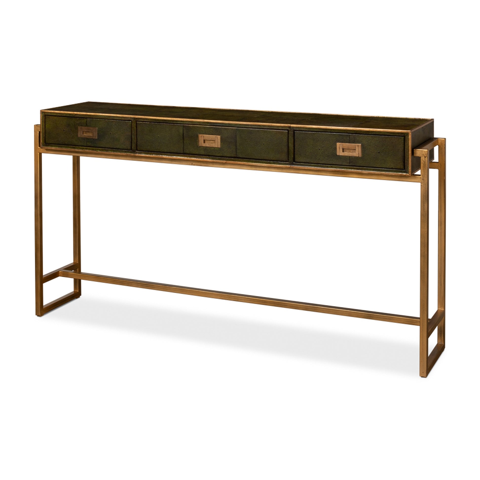 Shagreen Console Table, Leaf by Sarreid Ltd