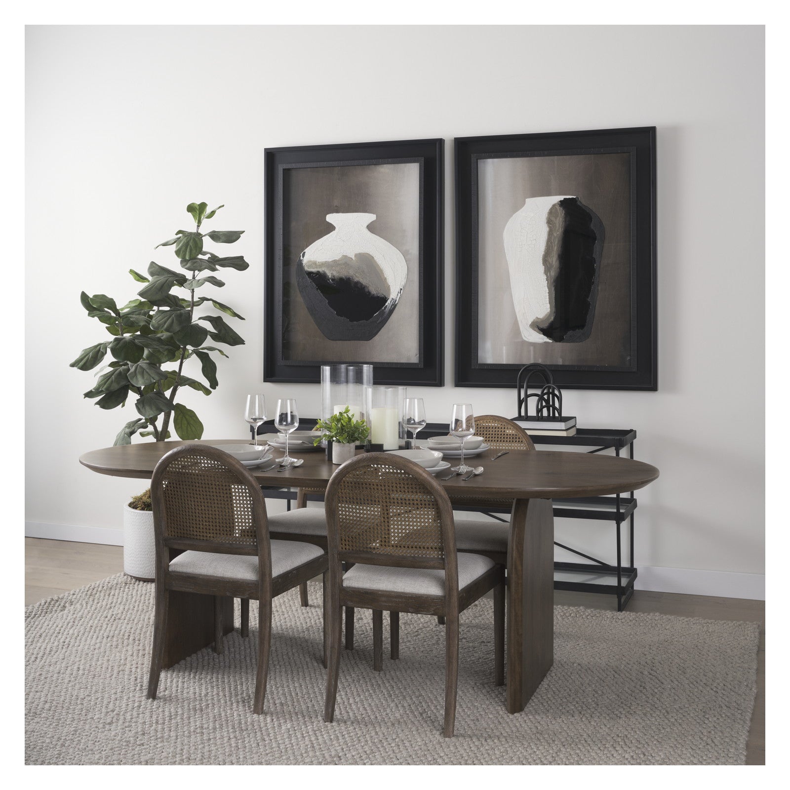 Unearthed Vessel I by Studio M a handmade Original Framed Artwork under Glass by Mercana at ZIN Home