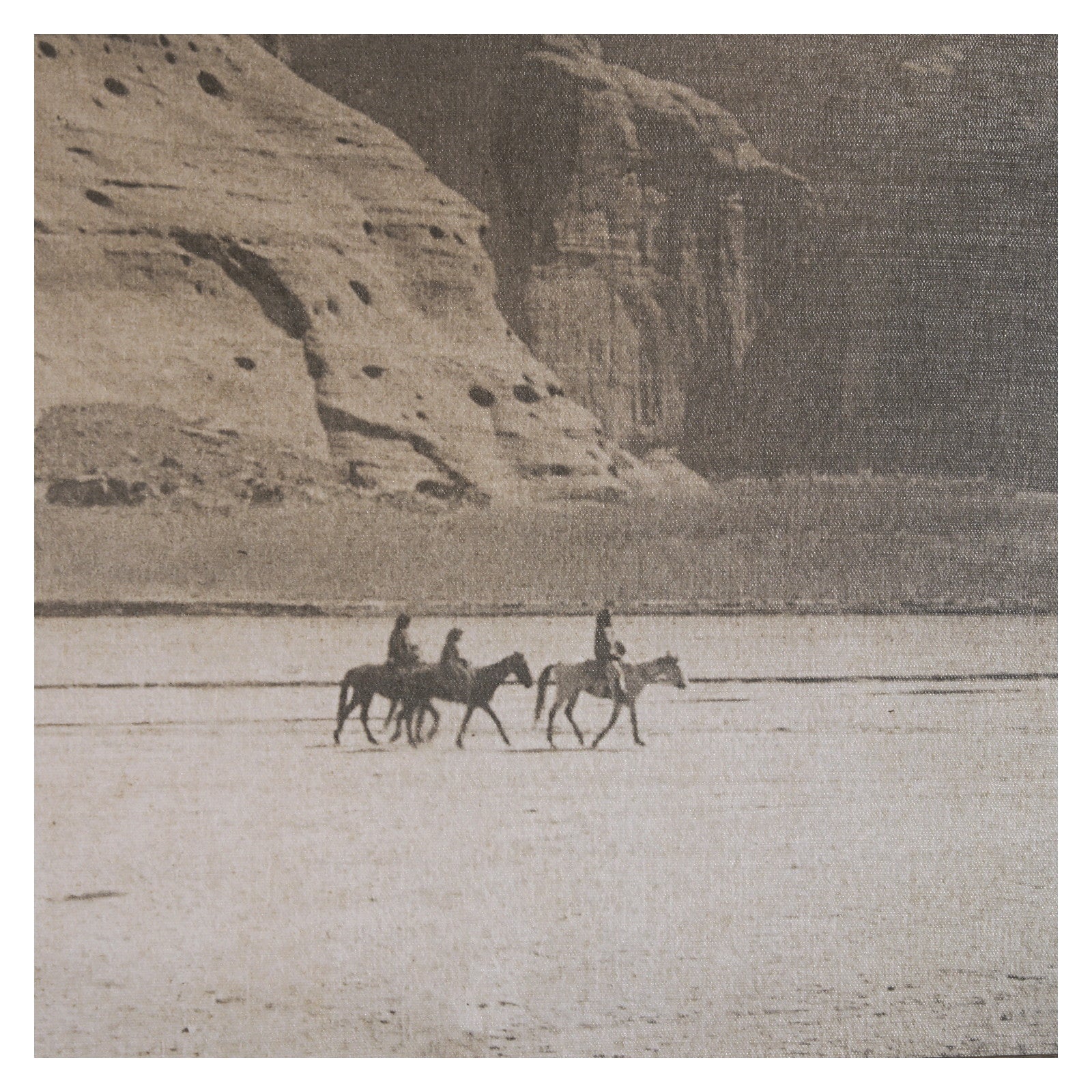 Canyon de Chelly by Edward Sheriff Curtis Hand Embelished Framed Photo Art Print Matted under Glass by Mercana at ZIN Home