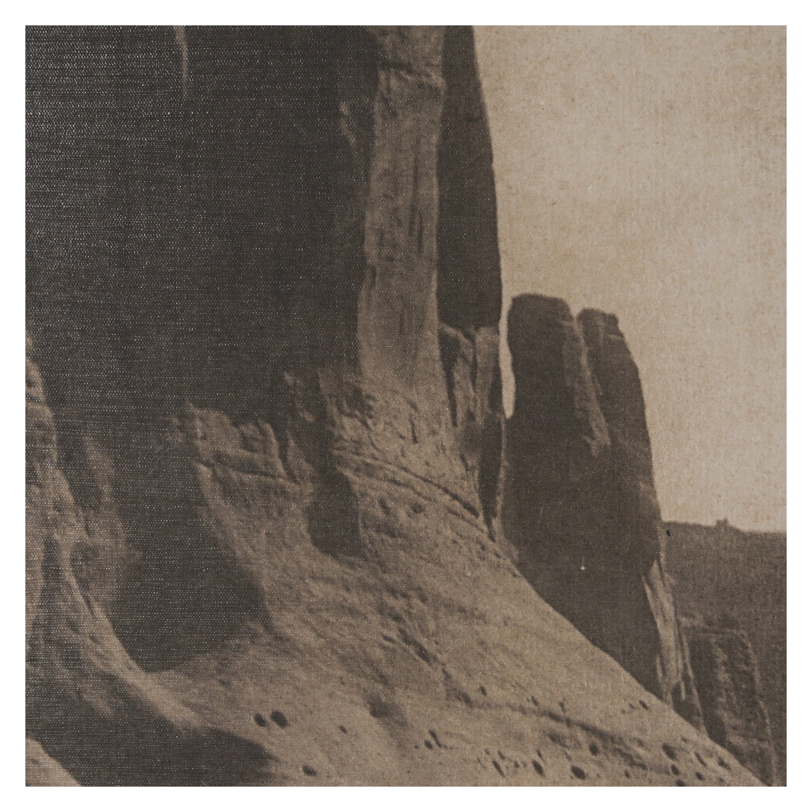 Canyon de Chelly by Edward Sheriff Curtis Hand Embelished Framed Photo Art Print Matted under Glass by Mercana at ZIN Home