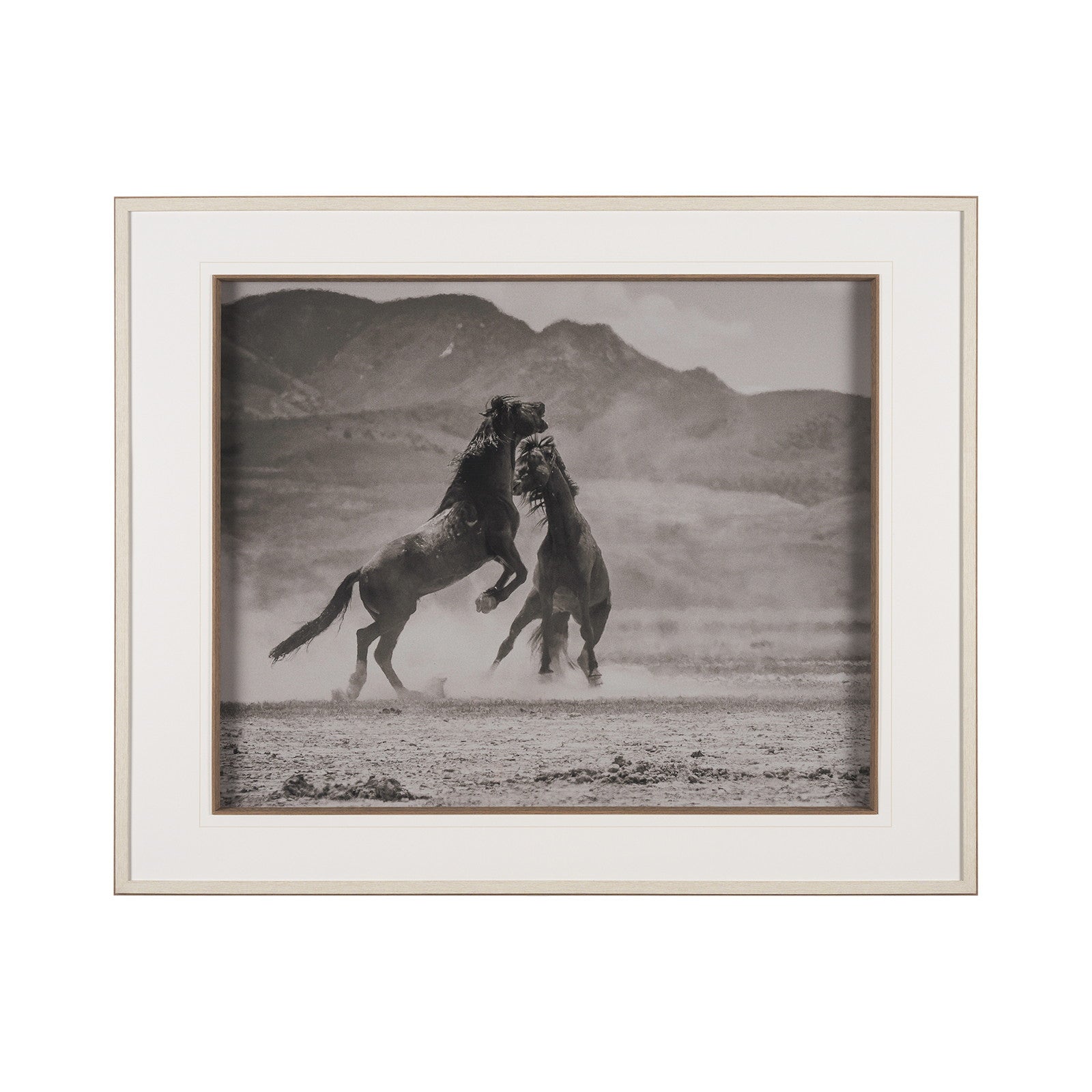 The Meeting by Nancy Crowell a Hand Embellished Framed Photo Art Print Matted under Glass by Mercana at ZIN Home