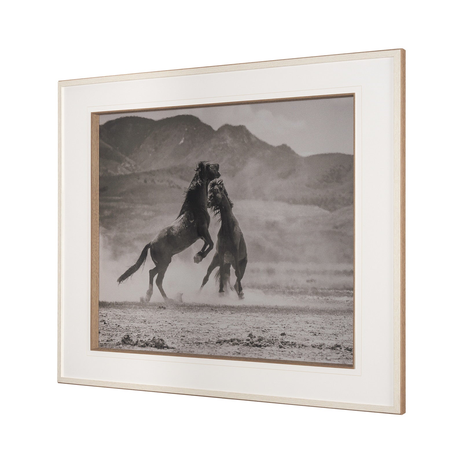 The Meeting by Nancy Crowell a Hand Embellished Framed Photo Art Print Matted under Glass by Mercana at ZIN Home