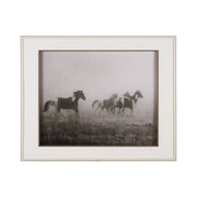 Painted Horses on the Run by Debra Van Swearingen a Hand Embellished Framed Photo Art Print Matted u by Mercana at ZIN Home