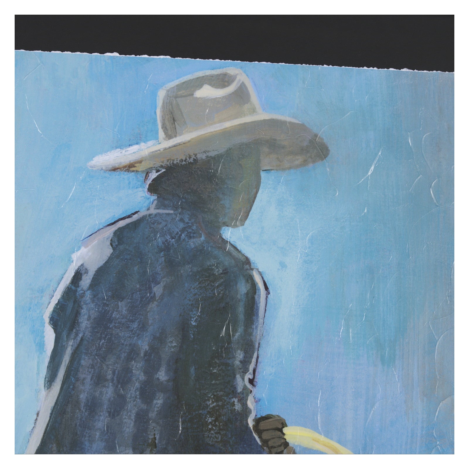 Round Up I Cowboy and Horse by Mercana Studio a Hand Embellished Framed Art Print Matted under Glass by Mercana at ZIN Home